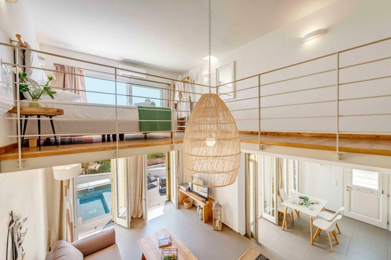 Villa Alba In Syros With Private Jacuzzi Azolimnos Extérieur photo