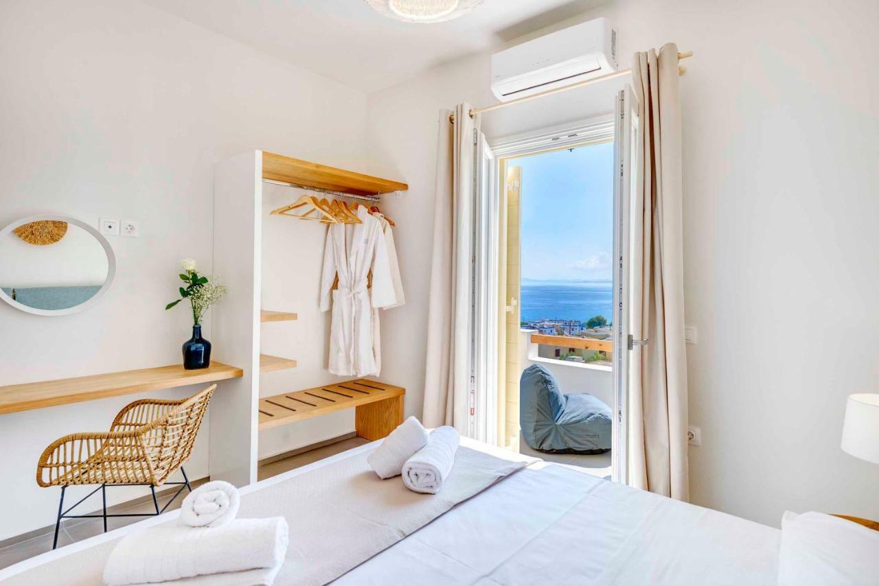 Villa Alba In Syros With Private Jacuzzi Azolimnos Extérieur photo