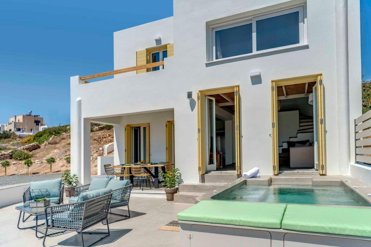 Villa Alba In Syros With Private Jacuzzi Azolimnos Extérieur photo