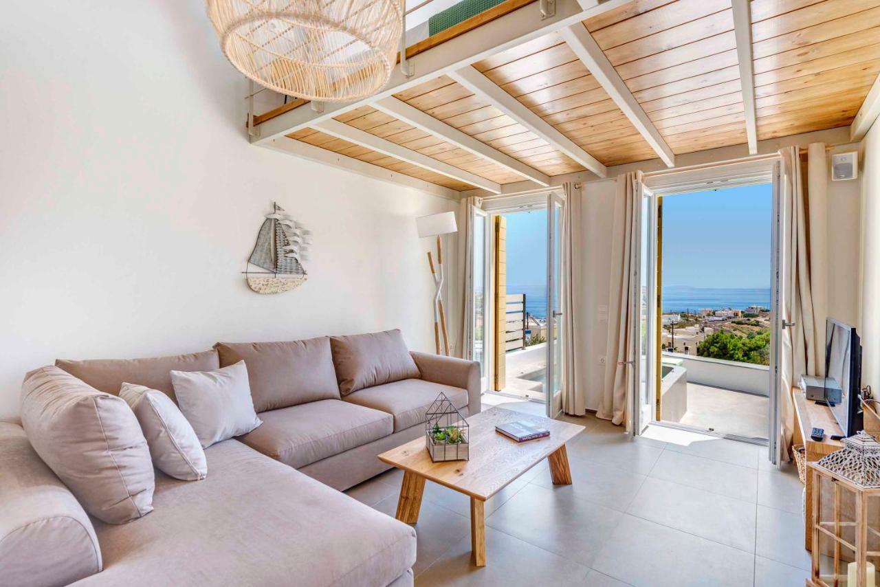 Villa Alba In Syros With Private Jacuzzi Azolimnos Extérieur photo